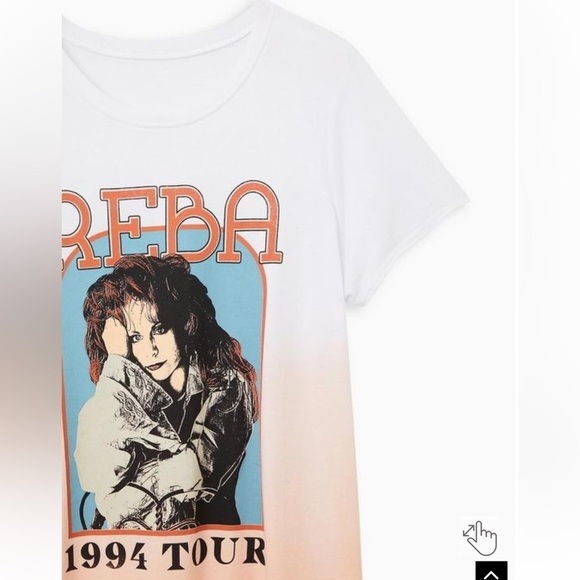 TORRID Reba McEntire Dip Dye T Shirt BNWT Plus Size - Picture 7 of 7